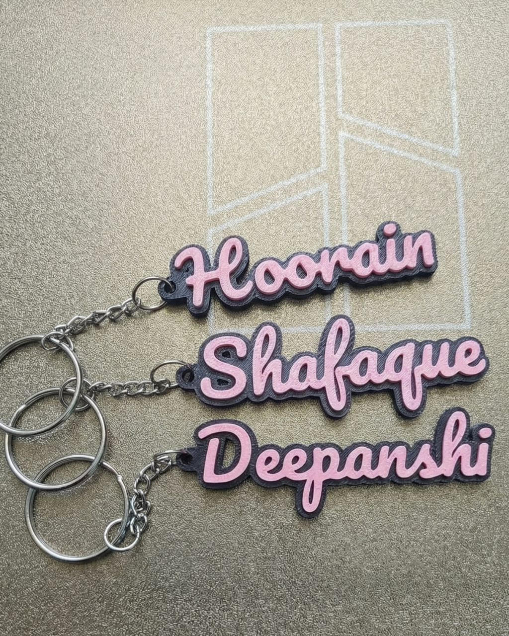 Custom Name Keychain