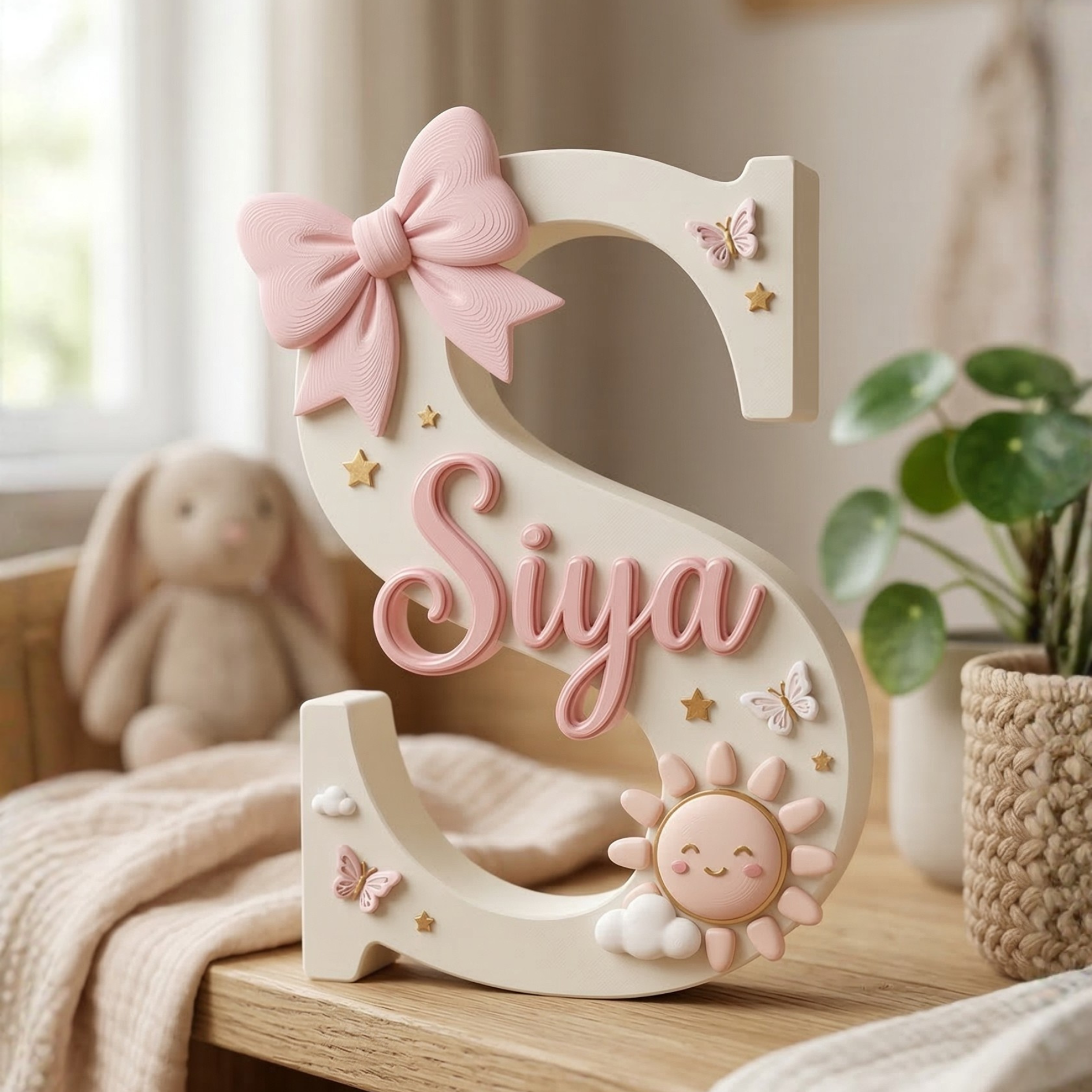 Decorative personalized Name Standy | Table Top Sign | Desk Decor