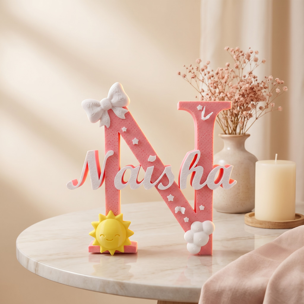 Decorative personalized Name Standy | Table Top Sign | Desk Decor