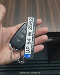 Number Plate Keychain