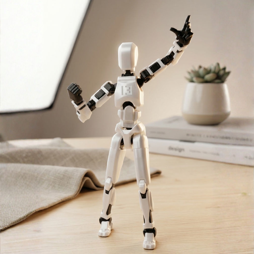 Dummy Action Figure | Double Colour | 360 Moveable Parts | Self Assemble