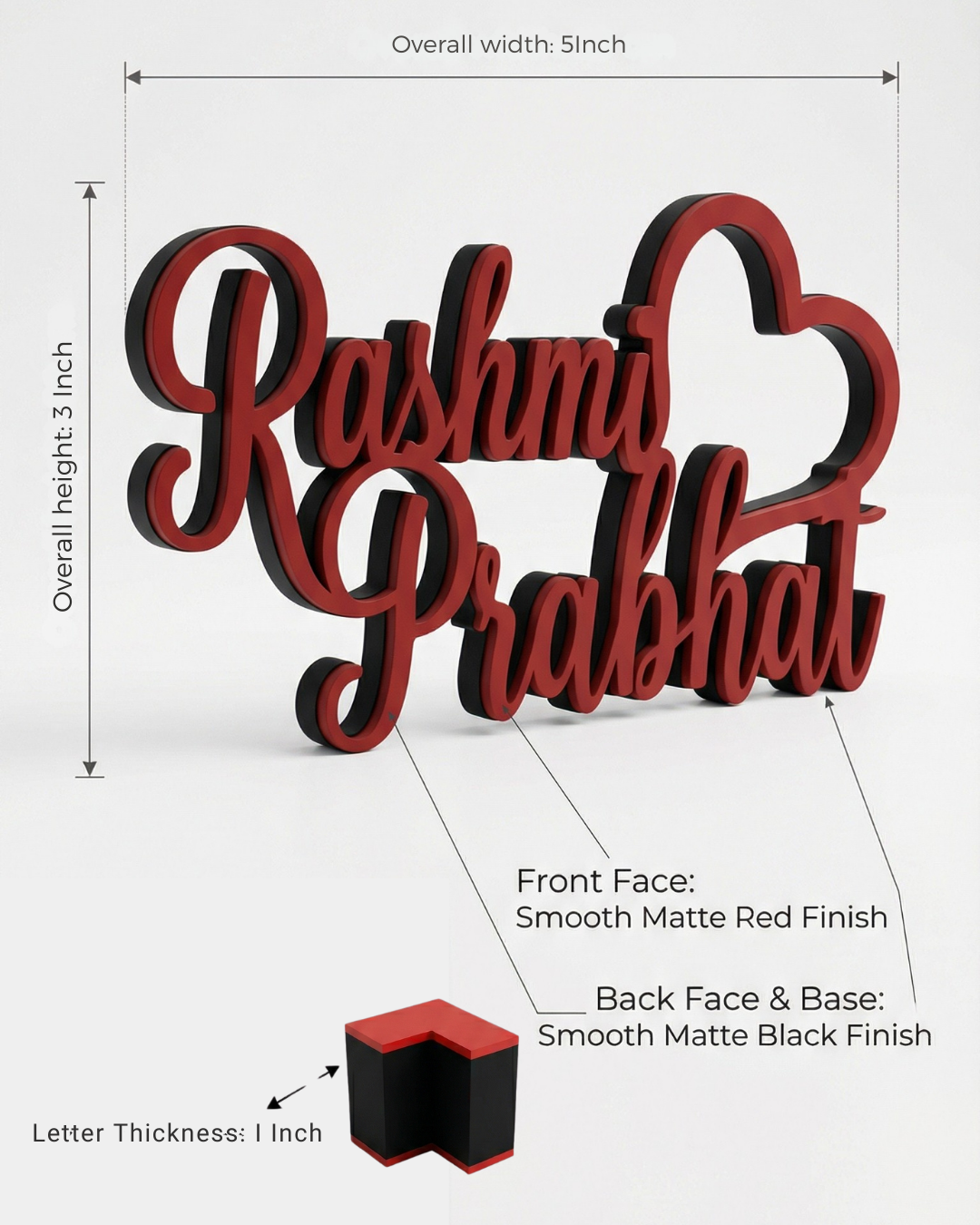 Personalized Name Table Sign