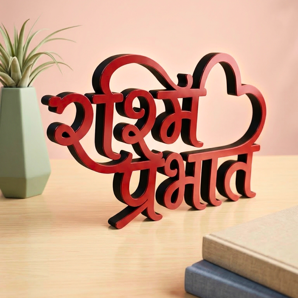 Personalized Hindi Name Table Sign