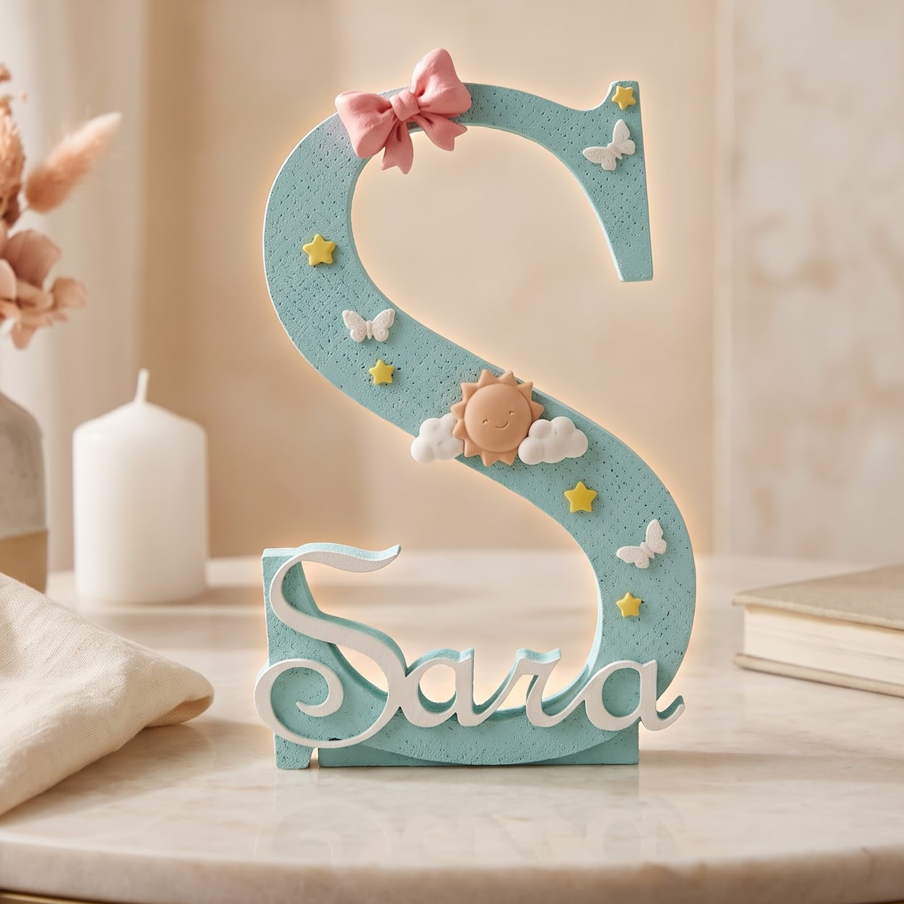 Decorative personalized Name Standy | Table Top Sign | Desk Decor