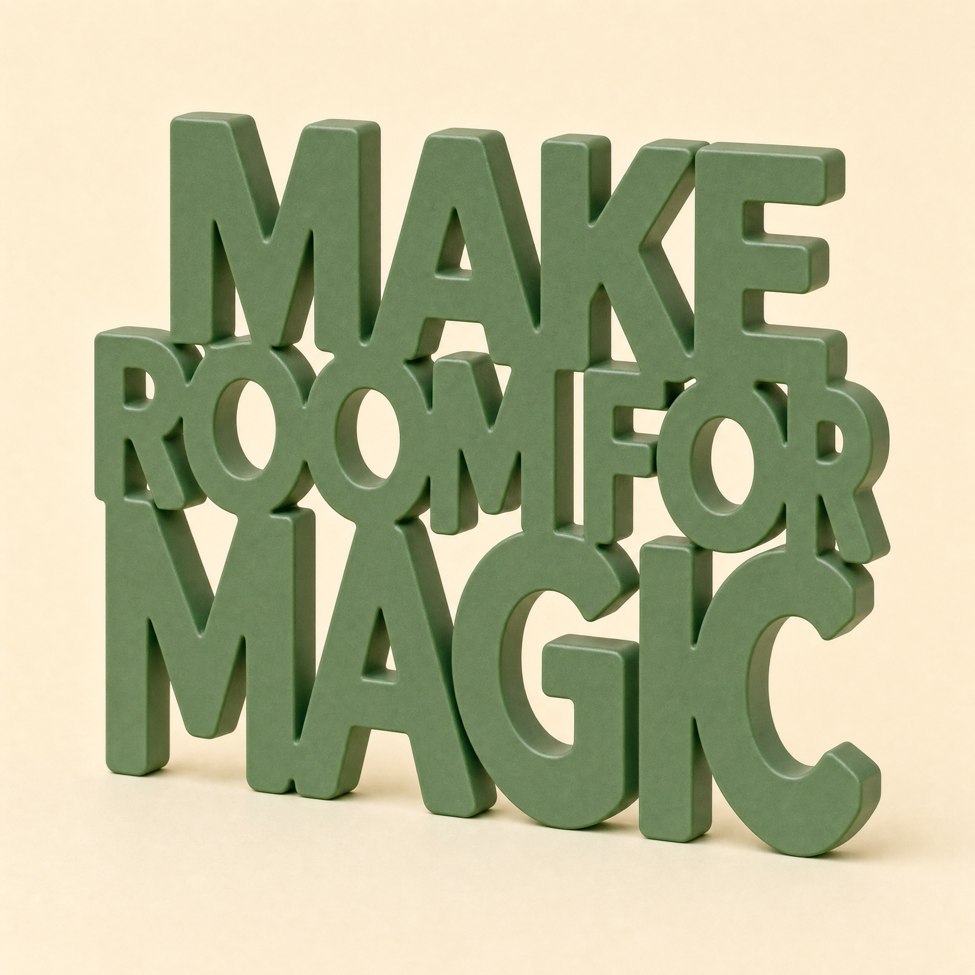 Make Room For Magic | Motivational Table Sign