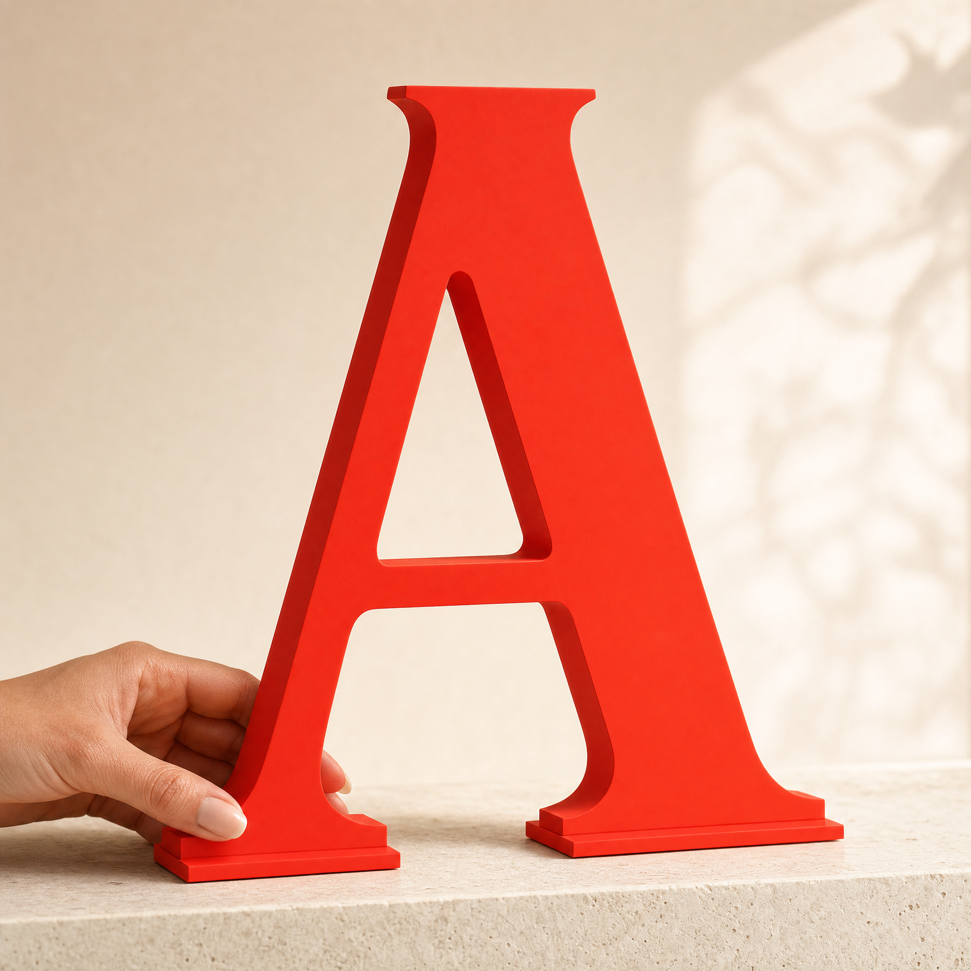 Custom Initial Letter Table Décor | A–Z 3D Alphabet Sign