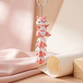 Yellow Dinosaur Paws Flexi dual-color Bag Charm | Kawaii Keychain