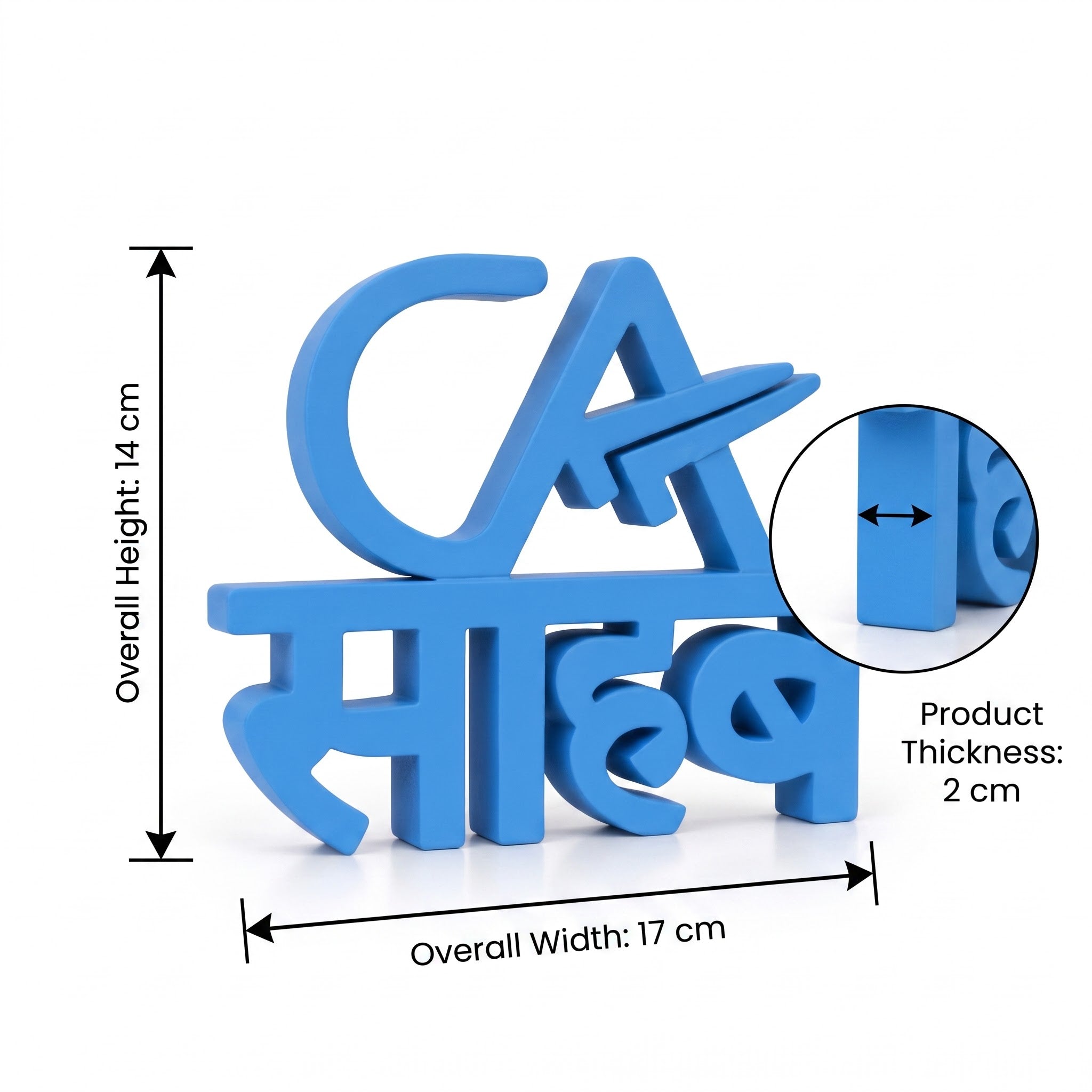 CA Sahab Table Top Sign | CA Gift | Professional Desk Decor
