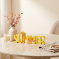 Summer Vibes Table Top Sign | Word Decor | Desk & Shelf Decor