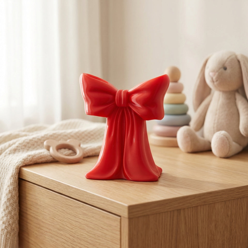 Red Bow Make-up Brush Holder | Brush Holder | Make-up Desk Decor