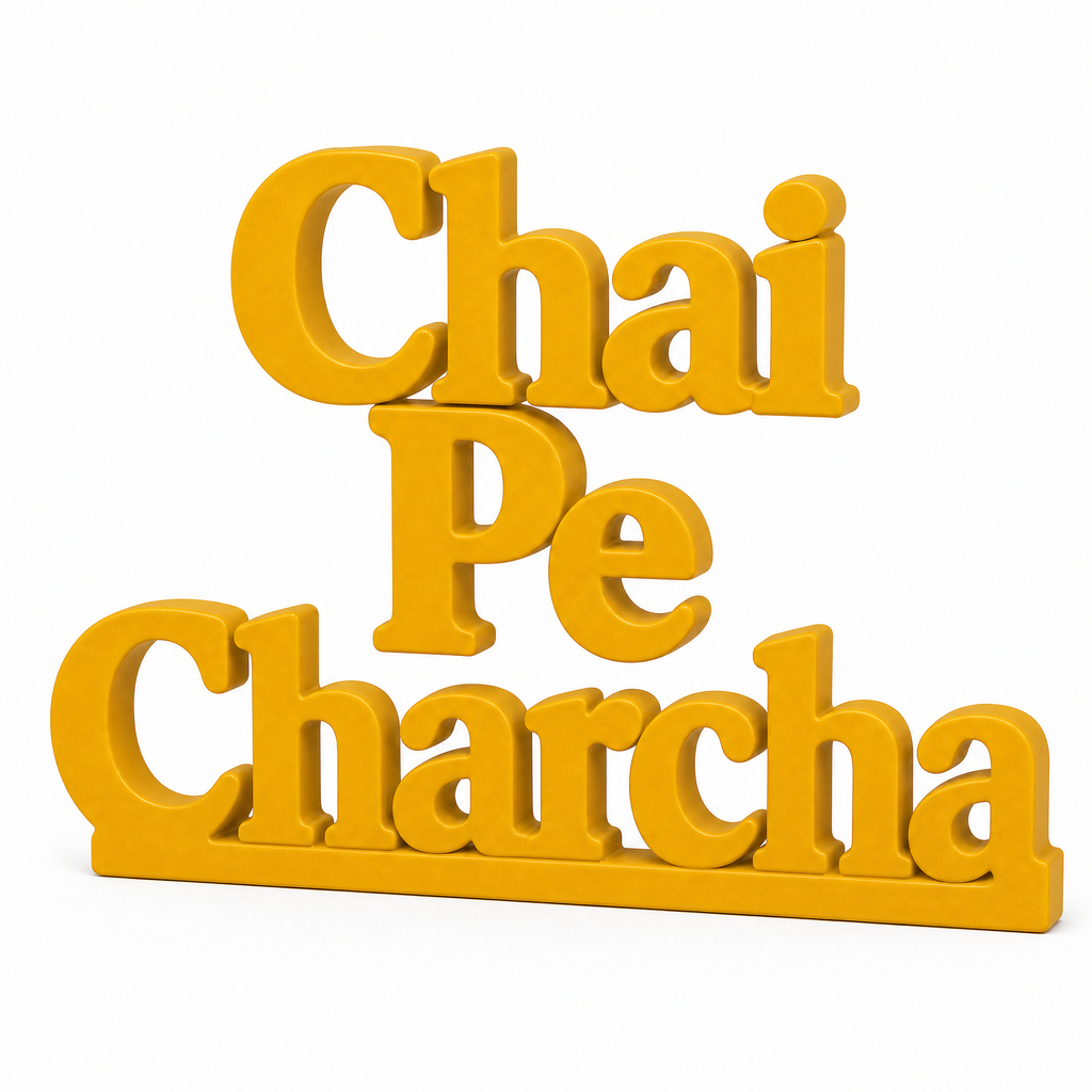 Chai Pe Charcha Table Top Sign | Kitchen & Cafe Decor | Shelf Decor