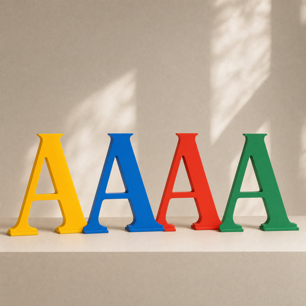 Custom Initial Letter Table Décor | A–Z 3D Alphabet Sign
