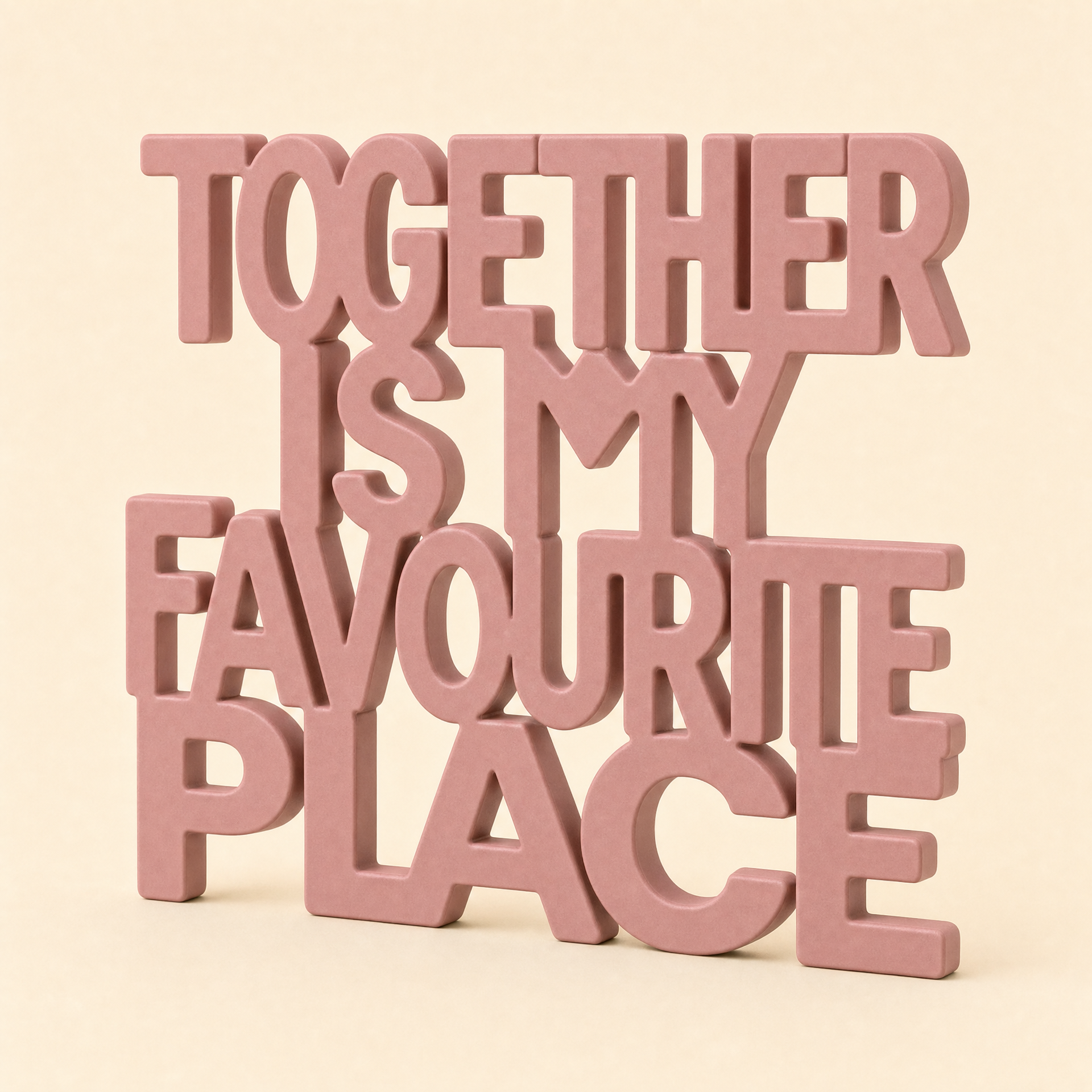 Together Is My Favourite Place | Couple Table Sign