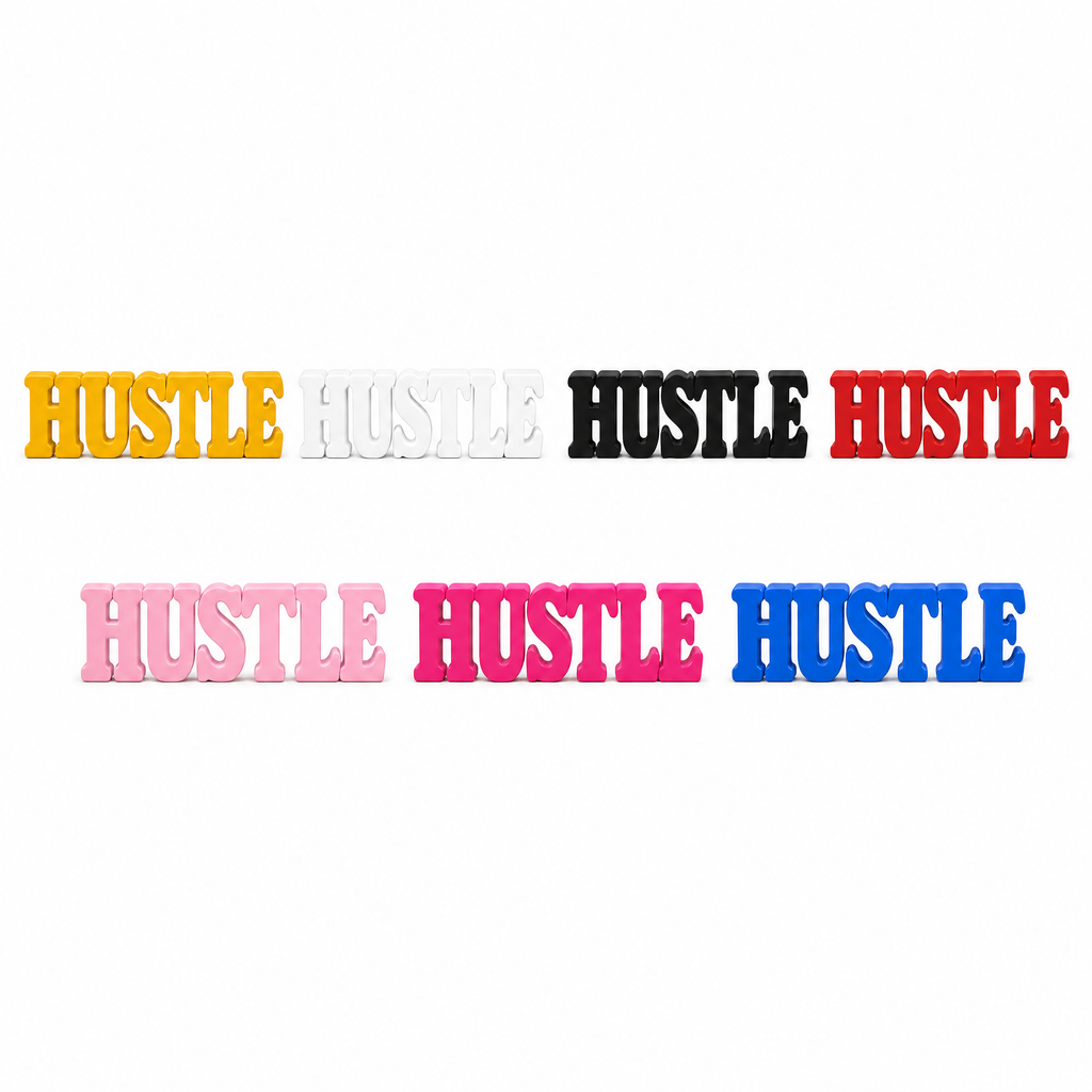 Hustle Table Top Sign | Motivational Desk Decor | Office Decor