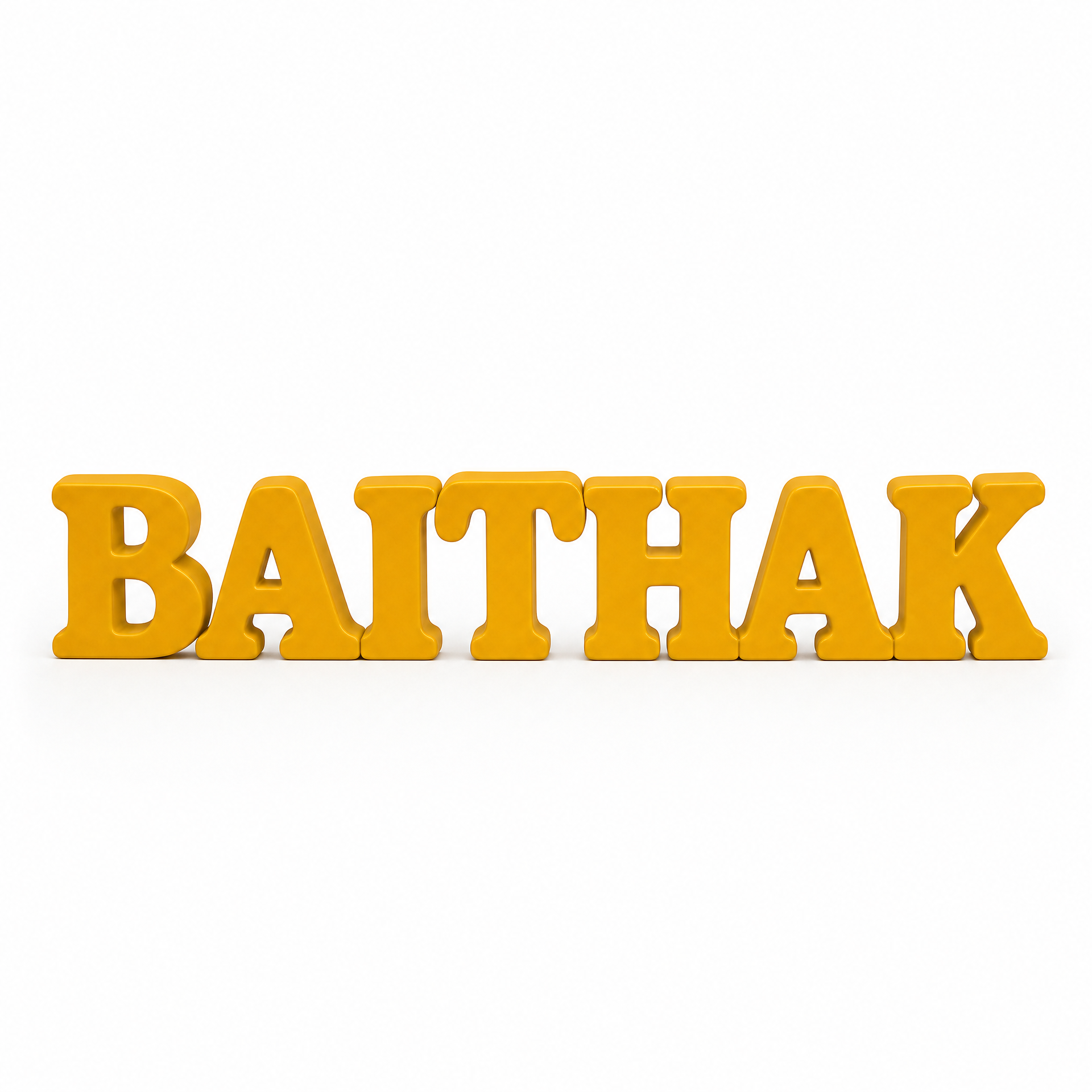 Baithak Table Top Sign | Living Room Decor | Urdu Hindi Shelf Decor